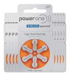 Piles auditives 13 - Power One - Lot de 120 piles