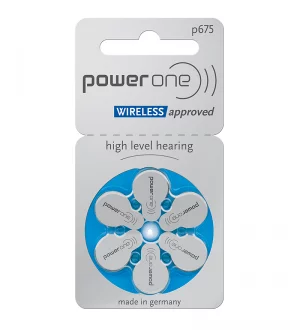 Piles auditives 675 - Power One - Lot de 120 piles