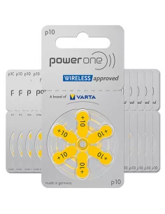 Piles auditives 10 - Power One - Lot de 60 piles
