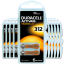 Piles auditives 312 - Duracell - Lot de 60 piles