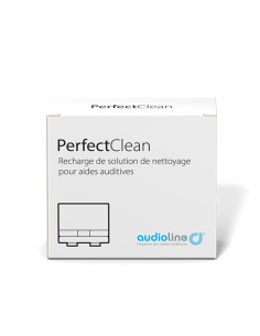 Perfect Clean Audioline - solution de nettoyage pour appareils auditifs